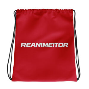 Mochila con cordones estilo casual Reanimeitor – Color Rojo