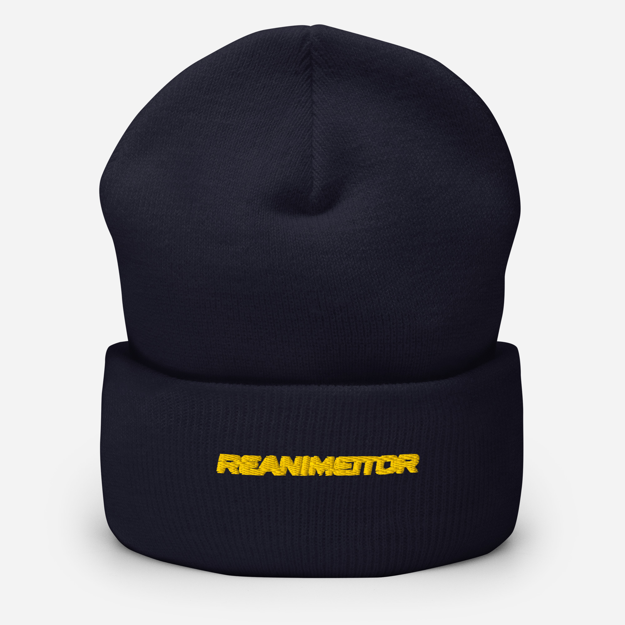 Gorro Invierno Reanimeitor - Bordado Amarillo - Imagen 3