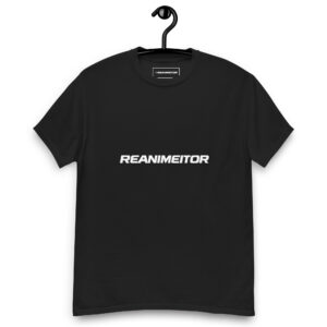 Camiseta Unisex Manga Corta Reanimeitor - Logo Blanco