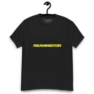 Camiseta Unisex Manga Corta Reanimeitor - Logo Amarillo