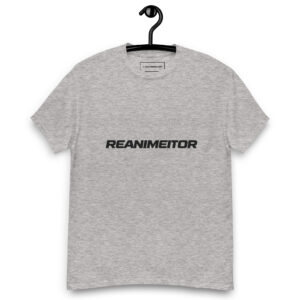 Camiseta Unisex Manga Corta Reanimeitor - Logo Negro