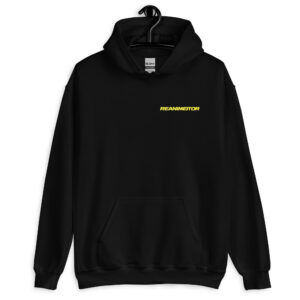 Sudadera Capucha Reanimeitor - Logo Amarillo