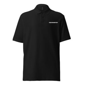 Polo Reanimeitor - Bordado Blanco